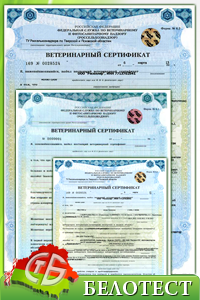 Ветеринарный сертификат