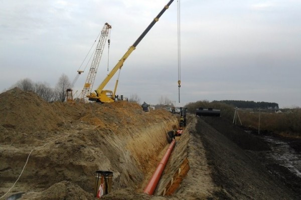 В Пинском районе готовятся установить последний пролет моста через Ясельду