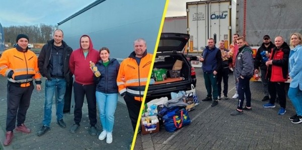 Многие дальнобойщики застряли в Западной Европе. Посмотрите, как им помогают местные жители!