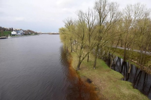 В Гомеле затопило главный городской пляж В Гомеле затопило главный городской пляж