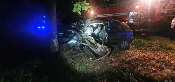 ДТП в Брестской области: работники МЧС спасли водителя легковушки ДТП в Брестской области: работники МЧС спасли водителя легковушки