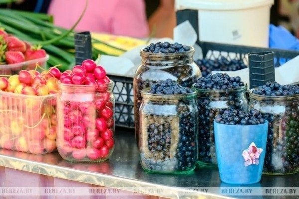 Первые лесные ягоды появились на рынке в Березе. Цены