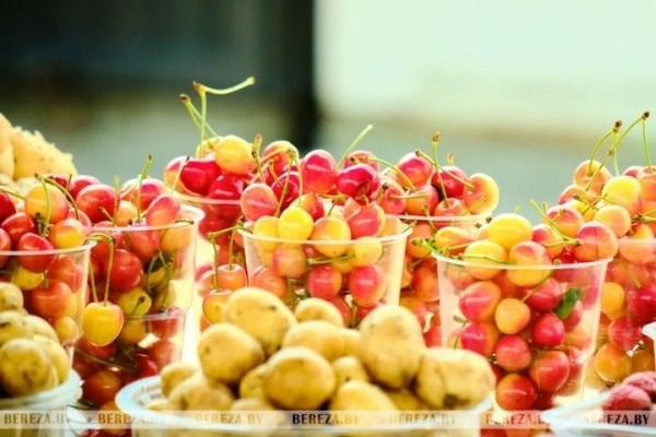 Первые лесные ягоды появились на рынке в Березе. Цены