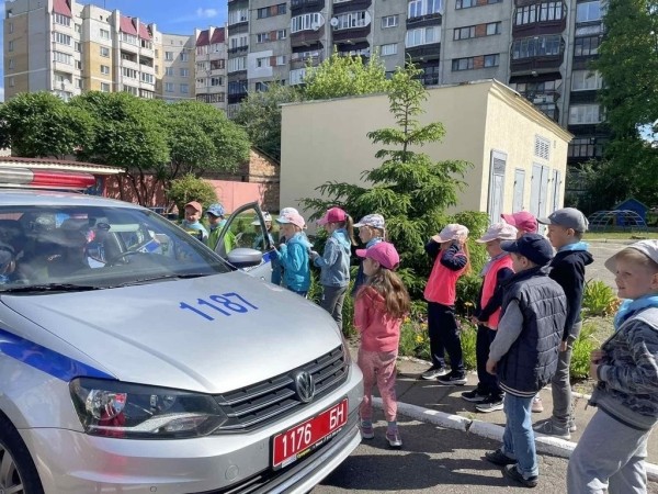 Сотрудники ГАИ посетили детский сад №32 г. Бреста