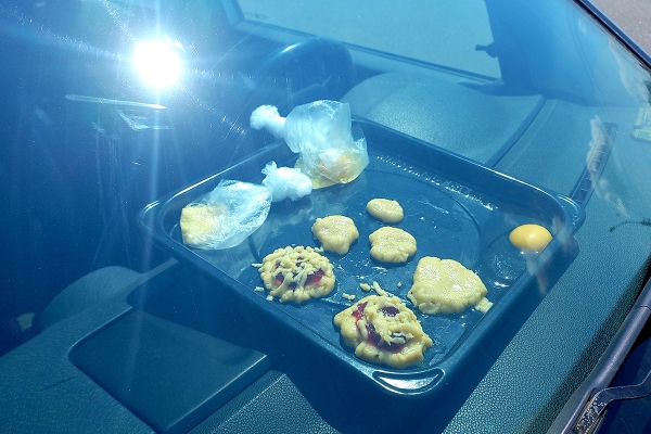 Это даже можно есть! Превратили автомобиль в духовку, яйцеварку и йогуртницу