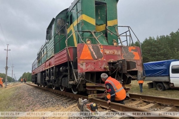 В Брестской области произошло ДТП с участием маневрового вагонного тягача