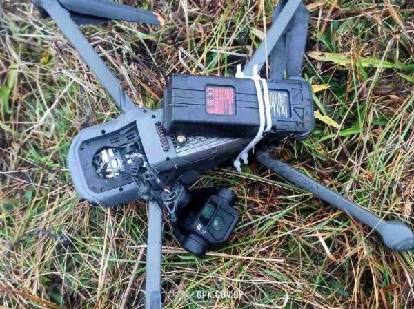 В Кобринском районе пограничники сбили беспилотник