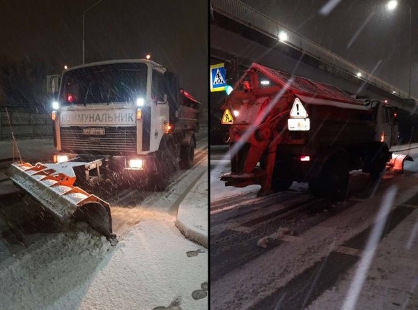 В Бресте для расчистки снега задействовано 15 машин специализированной техники В Бресте для расчистки снега задействовано 15 машин специализированной техники