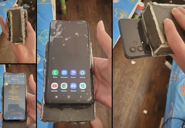 Энтузиаст &laquo;встроил&raquo; в смартфон Samsung аккумулятор на 30 000 мАч