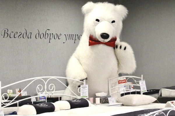 И большой белый медведь выбирает сон на матрасах «ЭОС» в Бресте! И большой белый медведь выбирает сон на матрасах «ЭОС» в Бресте!