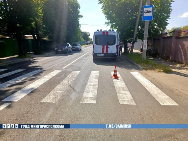 В Минске водитель Toyota сбила девятилетнего ребенка на велосипеде