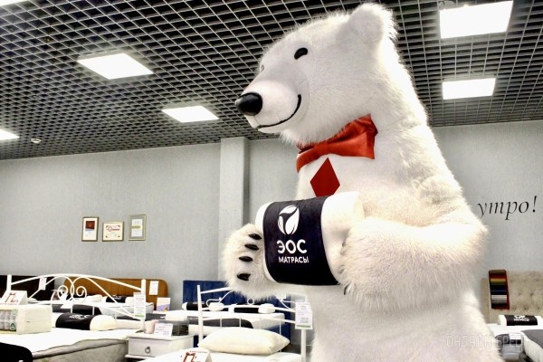 И большой белый медведь выбирает сон на матрасах «ЭОС» в Бресте! И большой белый медведь выбирает сон на матрасах «ЭОС» в Бресте!
