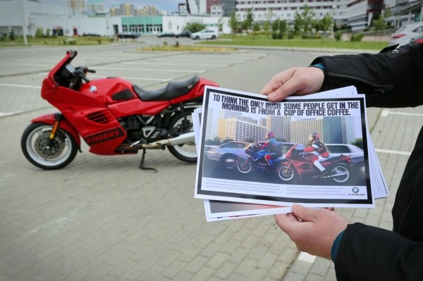 Белорус купил в США 27-летний мотоцикл BMW K1100 RS