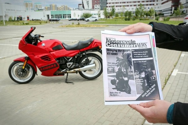 Белорус купил в США 27-летний мотоцикл BMW K1100 RS