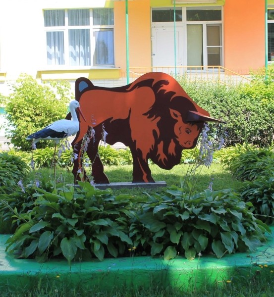 В Пинске появился прообраз знаменитой статуи зубра, которая находится на автотрассе Брест-Минск