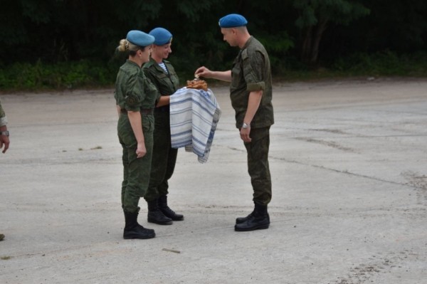 В Брест прибыл эшелон с воинским контингентом Российской Федерации