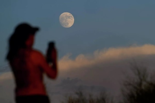 Ночью можно было увидеть осетровую луну. Как она выглядела