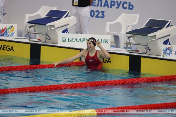 На базе Дворца водных видов спорта в Бресте завершились состязания по плаванию в рамках II Игр стран СНГ
