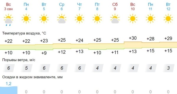 Сентябрь в Беларуси будет теплее обычного, обещает синоптик Рябов