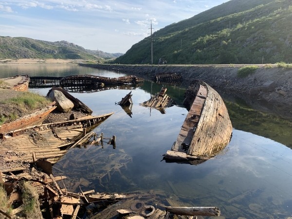 Белоруска на мотоцикле побывала на Баренцевом море