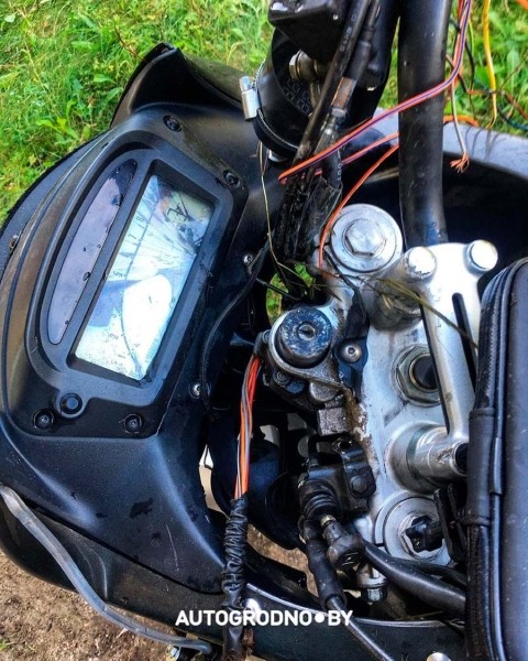 У белоруса в Вильнюсе хотели угнать мотоцикл, но не смогли. Разозлились и утопили в реке У белоруса в Вильнюсе хотели угнать мотоцикл, но не смогли. Разозлились и утопили в реке