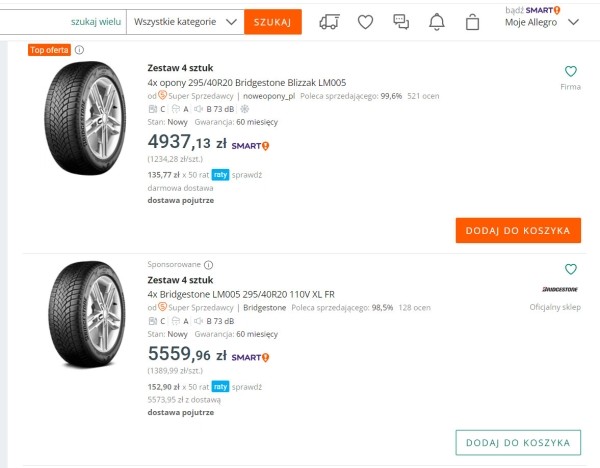 «От 50 долларов за комплект». Изучили шинный рынок в Польше и Литве