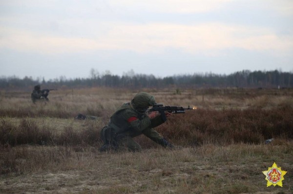 На Брестском полигоне с подразделениями 38-й отдельной гвардейской десантно-штурмовой бригады прошло батальонное тактическое учение с боевой стрельбой