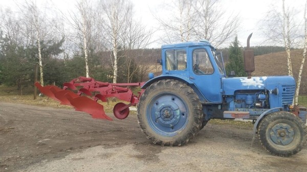 По полям, по полям синий трактор едет к нам! Белорус показал восстановленный МТЗ-50 1965 г. в.