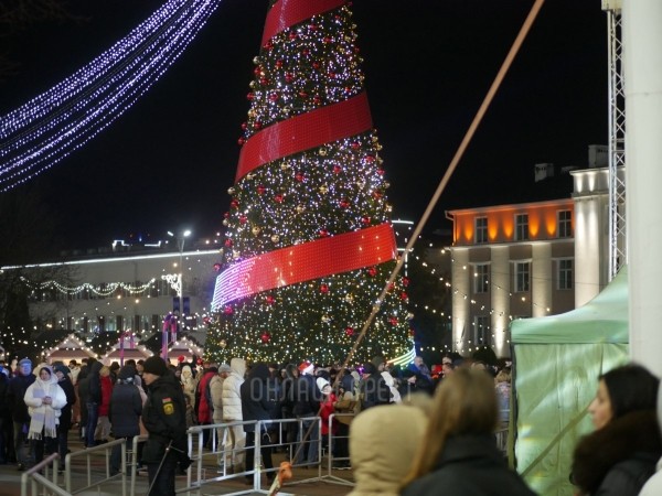 В Бресте встретили Новый 2024 год