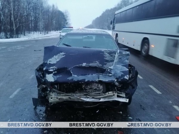 Водитель пострадал при ДТП в Брестском районе