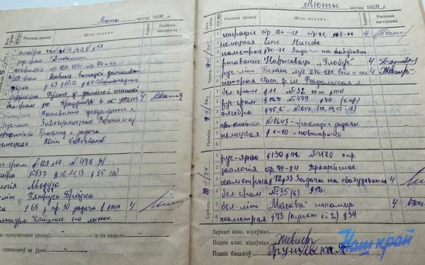 Школьный дневник своей бабушки нашла жительница Барановичей. Что задавали 70 лет назад