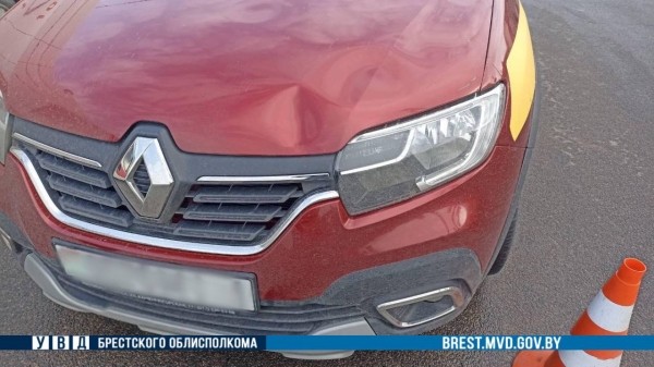 В Барановичах водитель такси сбил женщину на пешеходном переходе