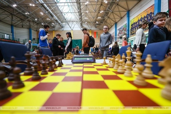 В Бресте проходит финал областных соревнований среди детей и подростков по шахматам «Белая ладья»