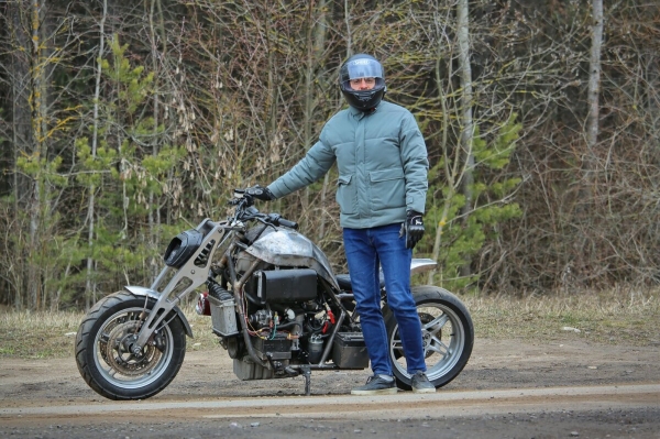 Рассказываем, как белорус примостил мотор 1.4 TDI от VW Polo на мотоцикл