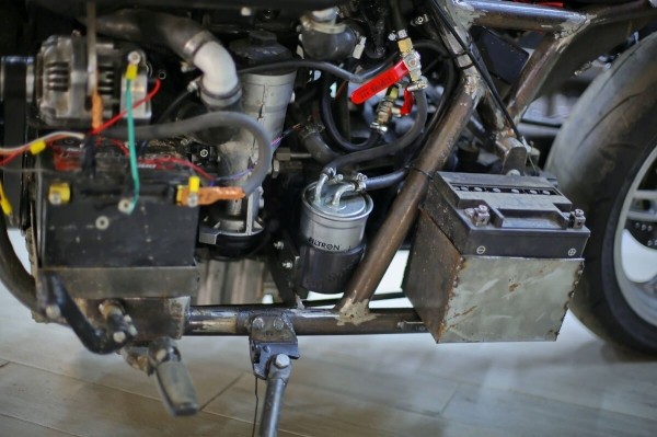 Рассказываем, как белорус примостил мотор 1.4 TDI от VW Polo на мотоцикл