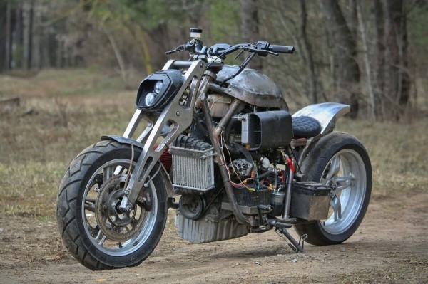 Рассказываем, как белорус примостил мотор 1.4 TDI от VW Polo на мотоцикл