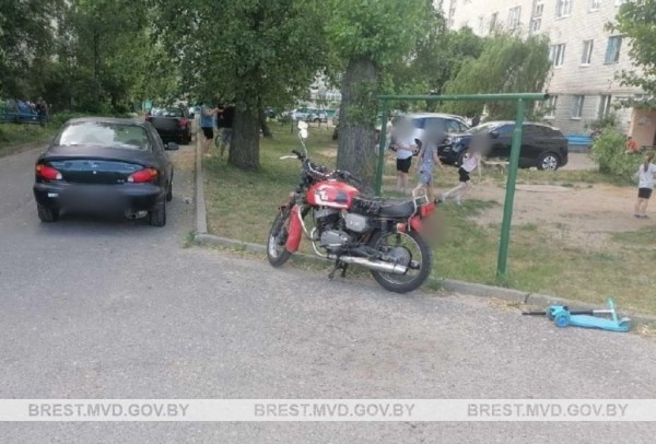 В Ивацевичах бесправник сбил четырехлетнего мальчика