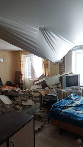 В Беларуси из-за взрыва самогонного аппарата обрушилась стена между квартирами